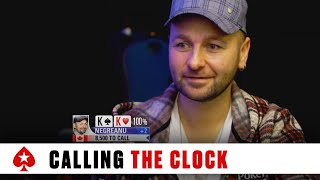 Oliver Calls Clock on Daniel Negreanu ♠️ Poker Etiquette ♠️ PokerStars Global