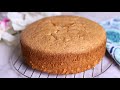 Soft & Fluffy Vanilla Sponge Cake Recipe | Step by Step Demonstration