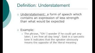 Hyperbole and Understatement Flipped Video