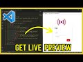 Get Live HTML Preview In Visual Studio Code | Live Preview In Browser