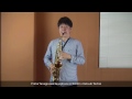 our guest artist 12 katsuki tochio the saxophonist at prima gakki showroom