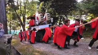 比井祭り　令和6年　北組　宮坂道