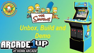 Arcade1Up The Simpsons Unboxing, Build, and Demo