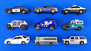 Police Cars for Kids #3 | Learn Police Vehicle Names & Colors | Fun & Educational Organic Learning