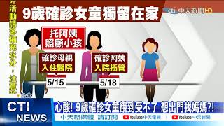 【每日必看】爆扯!9歲女童被市府獨留在家 染疫母崩潰求助@中天新聞CtiNews 20210520