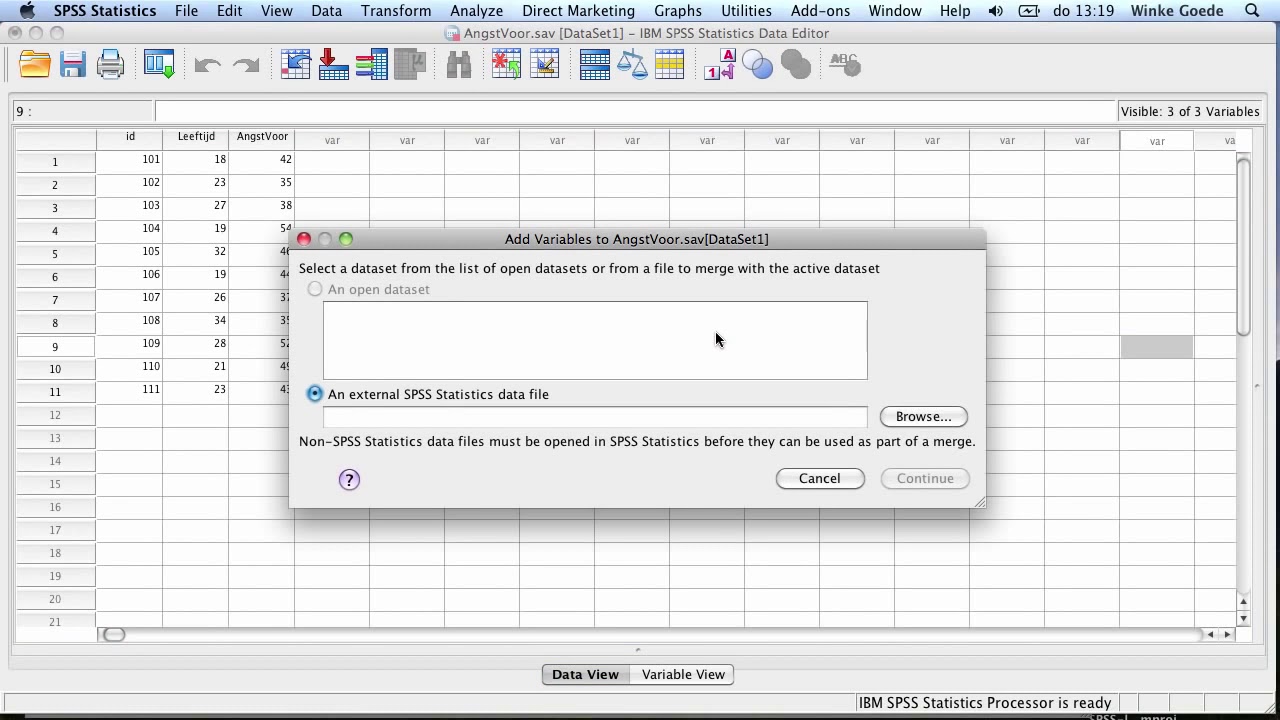 Spss Version 25 Recoding Variable You Tube Tutorial Vfeecho
