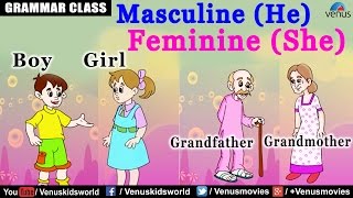 Masculine (He) \u0026 Feminine (She) Gender