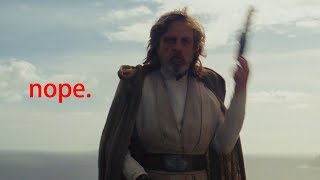 Luke Throws Away Lightsaber (Fan Edit)