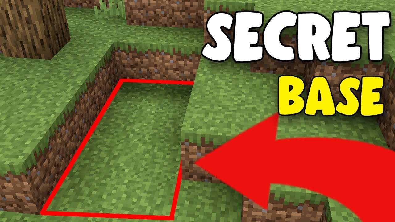 A Redstone Secret Underground Base Door [Minecraft] - YouTube