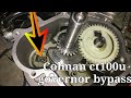 Coleman ct100u governor bypass trick