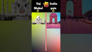 Taj Mahal Vs India gate ❓|#shorts