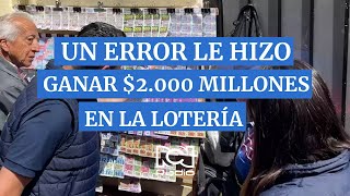 Error le hizo ganar $2.000 millones en la Lotería de Manizales