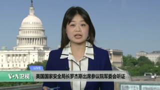 VOA连线: 美国国家安全局长罗杰斯出席参议院军委会听证