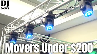 Mini Moving Head Halo Series LED Lighting Fixtures from Color Key Mover Halo Spot Halo Beam Quad