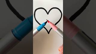 🩷💙#art #drawingvideo #kidsart #youtubeshorts #satisfyingvideo #colormixing #diy #creative #shorts