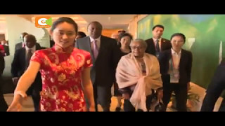 Uhuru azungumza na rais wa China Xi Jinping