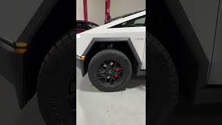 Tesla Cybertruck air suspension High to low mode