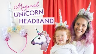 DIY യൂണികോൺ ഹെഡ്‌ബാൻഡ് കോസ്റ്റ്യൂം 🦄 | BalsaCircle.com