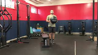 Medicine Ball (MB) - Lateral Step Ups