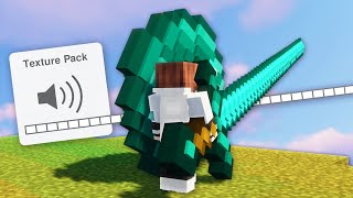 Minecraft Bedwars With the LARGEST & LOUDEST Texture Pack