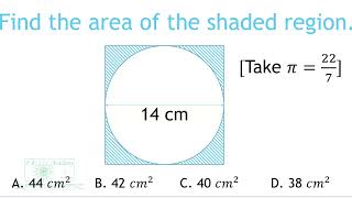 Find the area of shaded region