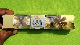 Unboxing Royal Ferrero Rocher Chocolate  Review - Ibibna