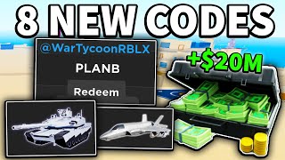 *NEW* WORKING ALL CODES FOR War Tycoon IN 2025 JANUARY! ROBLOX War Tycoon CODES