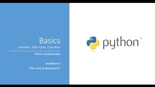 Python Basics: Variables, Data Types, Operators