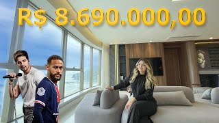 AS TORRES GEMEAS DO NEYMAR, MAIS ALTAS DAS AMERICA LATINA -  APARTAMENTO MOBILIADO NO YACHTHOUSE