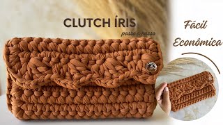 Clutch de Crochê para Iniciantes | Econômica e Muito Fácil | Clutch em Fio de Malha