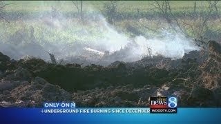 'Swamp fire' has burned 9 months