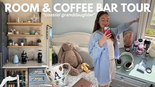 BEDROOM \u0026 COFFEE BAR TOUR *coastal granddaughter/cozy*