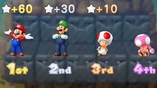 Mario Party 10 - Mario vs Luigi vs Toad vs Toadette - Whimsical Waters