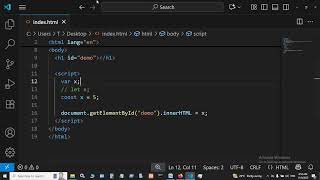 JavaScript Variable - 10 JavaScript Variable Rules in Html CSS JavaScript Beginner to Advanced Level