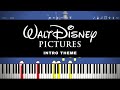 Walt Disney Pixar Animation Intro (1995) - Piano Tutorial