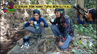 keseruan poin hama tupai berkali-kali‼️menikmati kopi di alam di temani suara air dan kicau burung