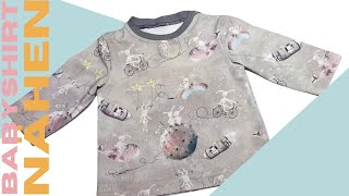 Babyshirt nähen für absolute Anfänger