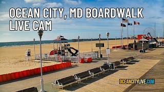 Ocean City MD Boardwalk Live Cam | Flamingo Coast Views of Beach & Boardwalk