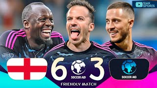 HAZARD, DEL PIERO, USAIN BOLT AND OTHER LEGENDS PUT A SHOW AT THE SOCCER AID 202
