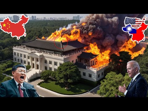 The War Is Over! The Chinese Presidential Palace was razed to the ground by the US-Philippines