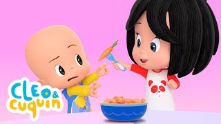 ¡Hora de verduras! 🥑🍉 canción infantil para bebés con Cleo y Cuquín