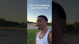 What it’s like guarding Steph Curry…🤣