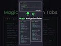 Magic Navigation Tabs in CSS