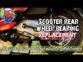 Scooter rear wheel bearing replacement (Activa) | ස්කූටරයේ පිටුපස රෝදයේ බෙයාරිං ප්‍රතිස්ථාපනය