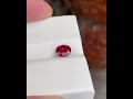 1.10 carats red burmese spinel stone oval cut natural gemstone viral gemstone