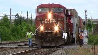 RULE 103G! CP 9589 at Romford, Ontario