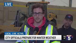 Kansas City officials give update on winter weather preps