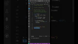 Python Inheritance | Create A Parent Class In Python | Python Tutorial#youtubeshorts #shorts #python