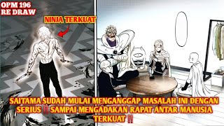 AKHIRNYA SAITAMA MENGELUARKAN EKSPRESI SERIUS NYA SETELAH SEKIAN LAMA‼️||ONE PUNCH MAN 196 RE DRAW