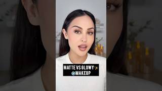 Matte Vs Glowy Makeup l Christen Dominique